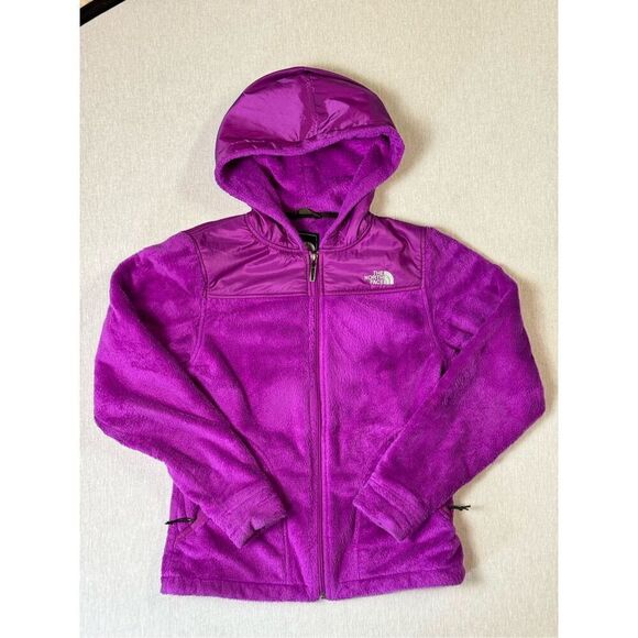 The North Face Jackets & Blazers - The North Face Fuzzy Fleece Jacket Women’s Sz S Purple